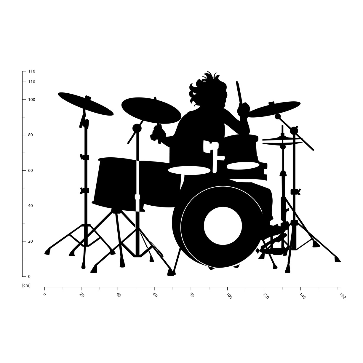 ig382 Details about   Wall Stickers Vinyl Decal Drums Musical Instruments Music Rock Pop Art 