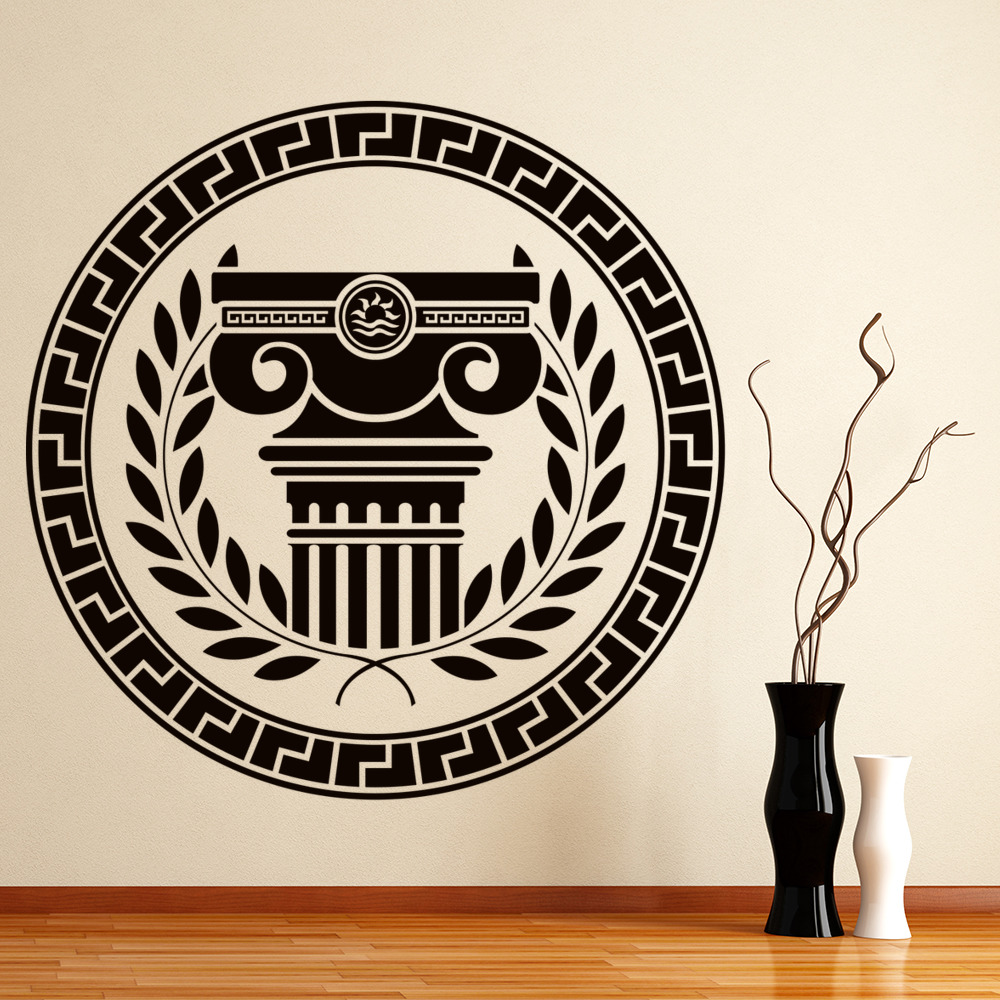 Greek Badge Greece Statue Rest of the World Wall Stickers Home Decor