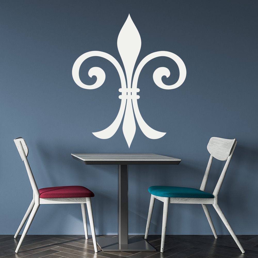 Fleur De Lis Narrow Decorative Patterns Wall Stickers Home ...