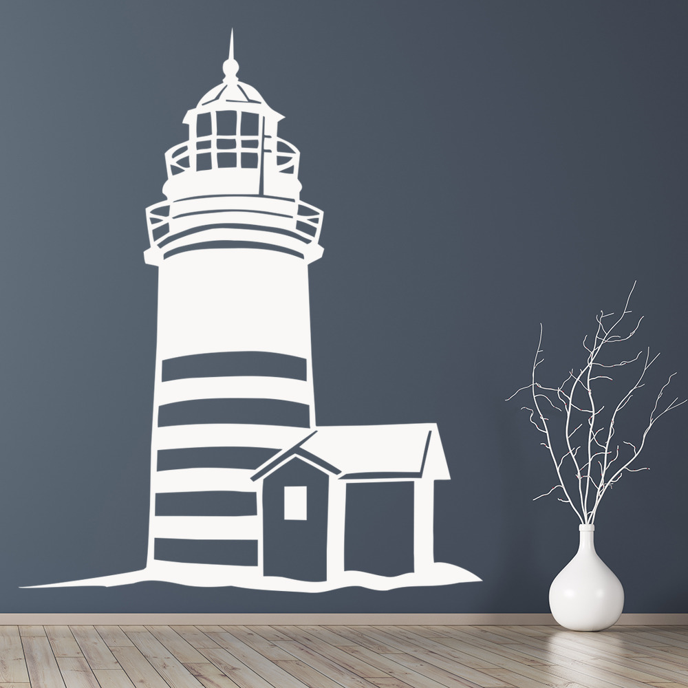 Lighthouse Scene Wall Art Sticker Decal eBay