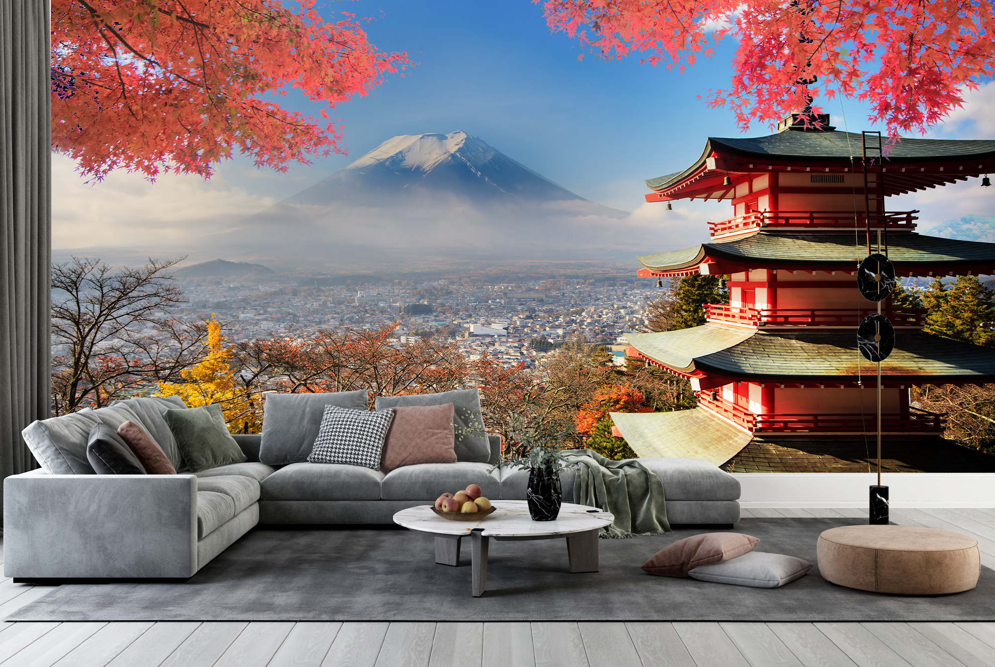 Wallpaper Murals Mt Fuji Japan Wall Mural Wallpaper WS-42505 bengaws.com