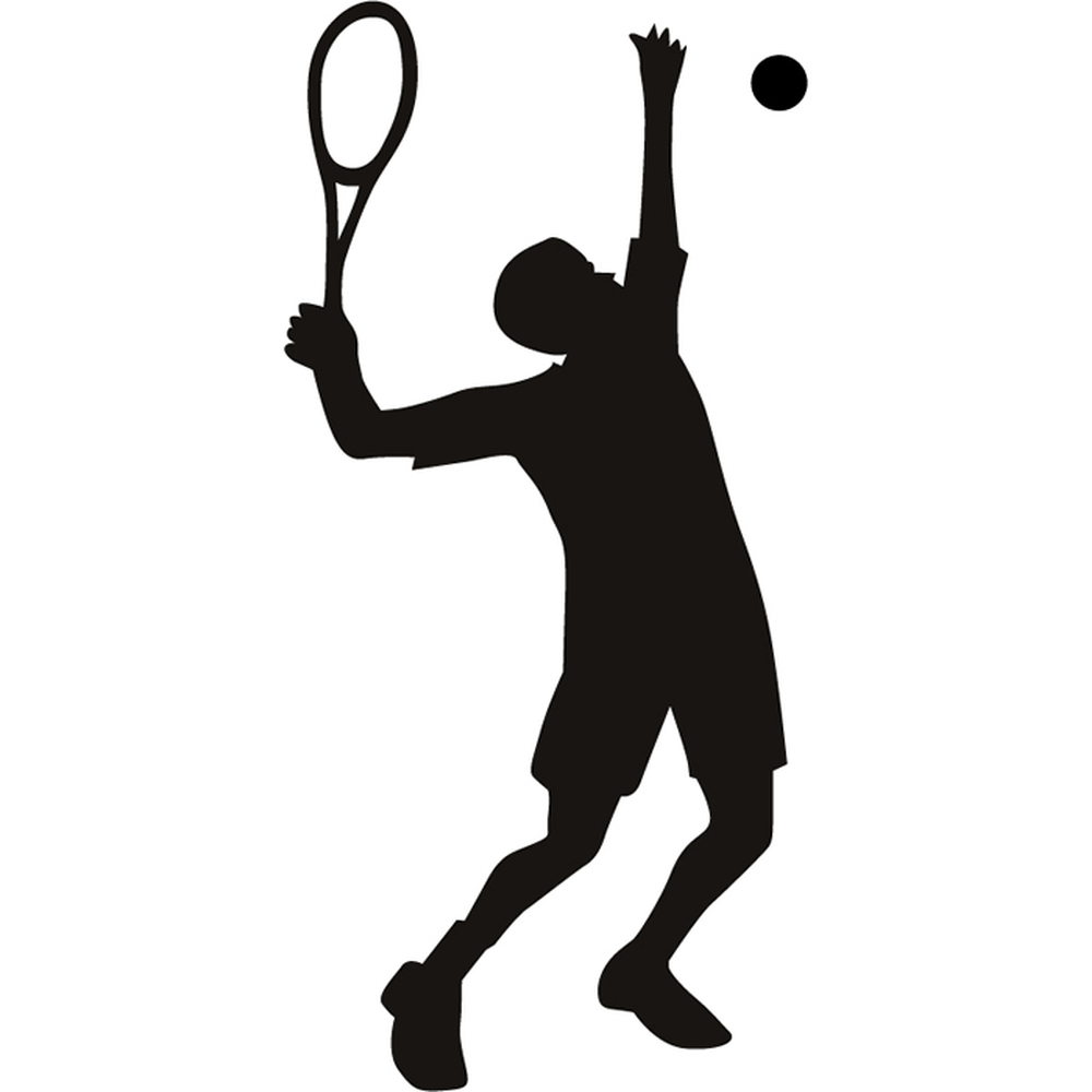 Wandtattoo Tennisspieler Tennis Sport Kinderzimmer Wandaufkleber Sticker wal110