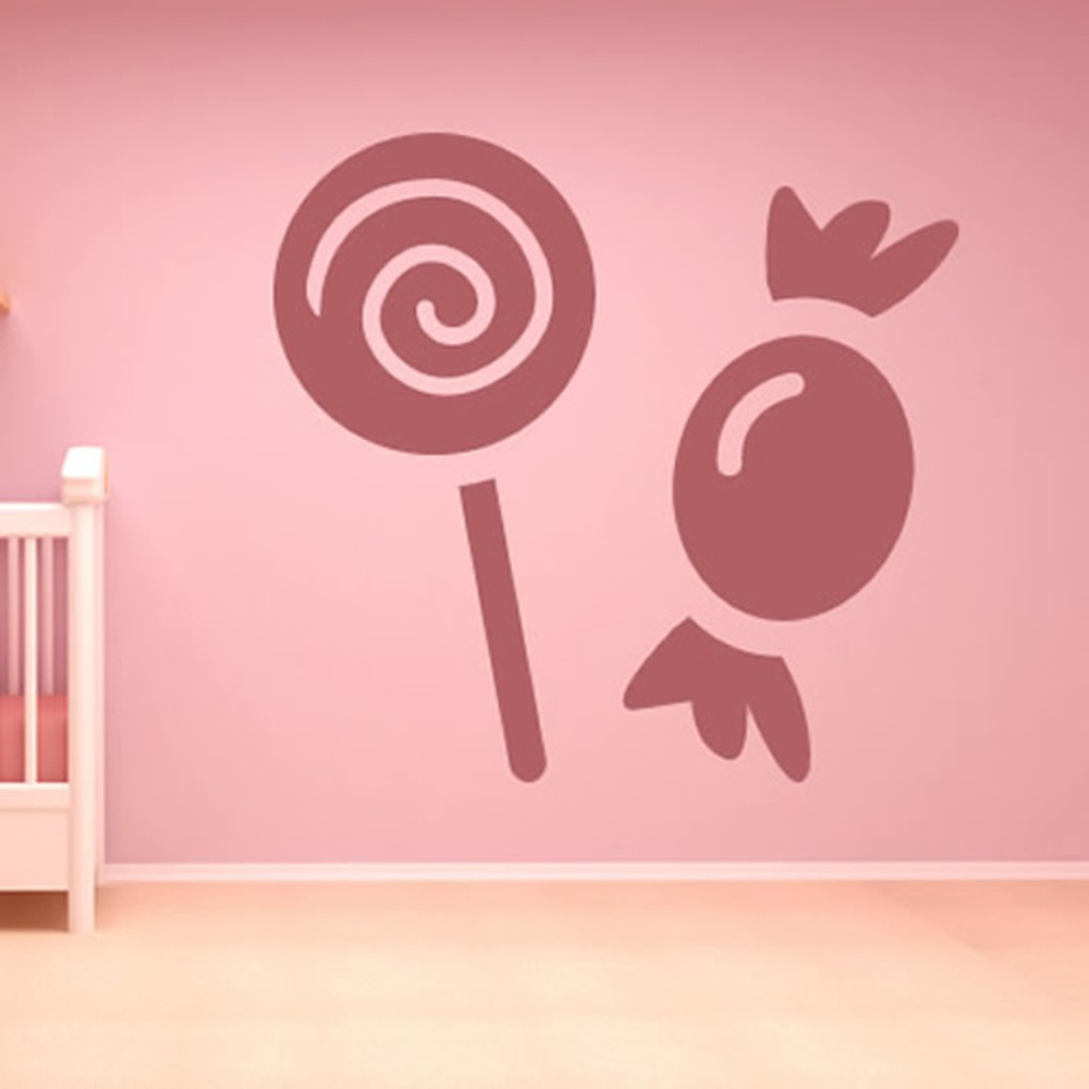 Colorful Lollipop Wall Decal By Wallmonkeys Peel And Stick Graphic 36 In H X 20 In W Wm59190 Walmart Com Walmart Com