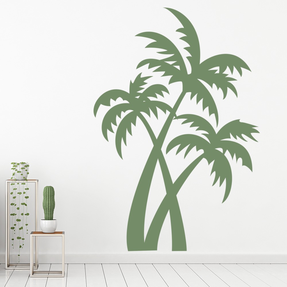 Details About Palm Trees Tropical Wall Decal Sticker Ws 18568