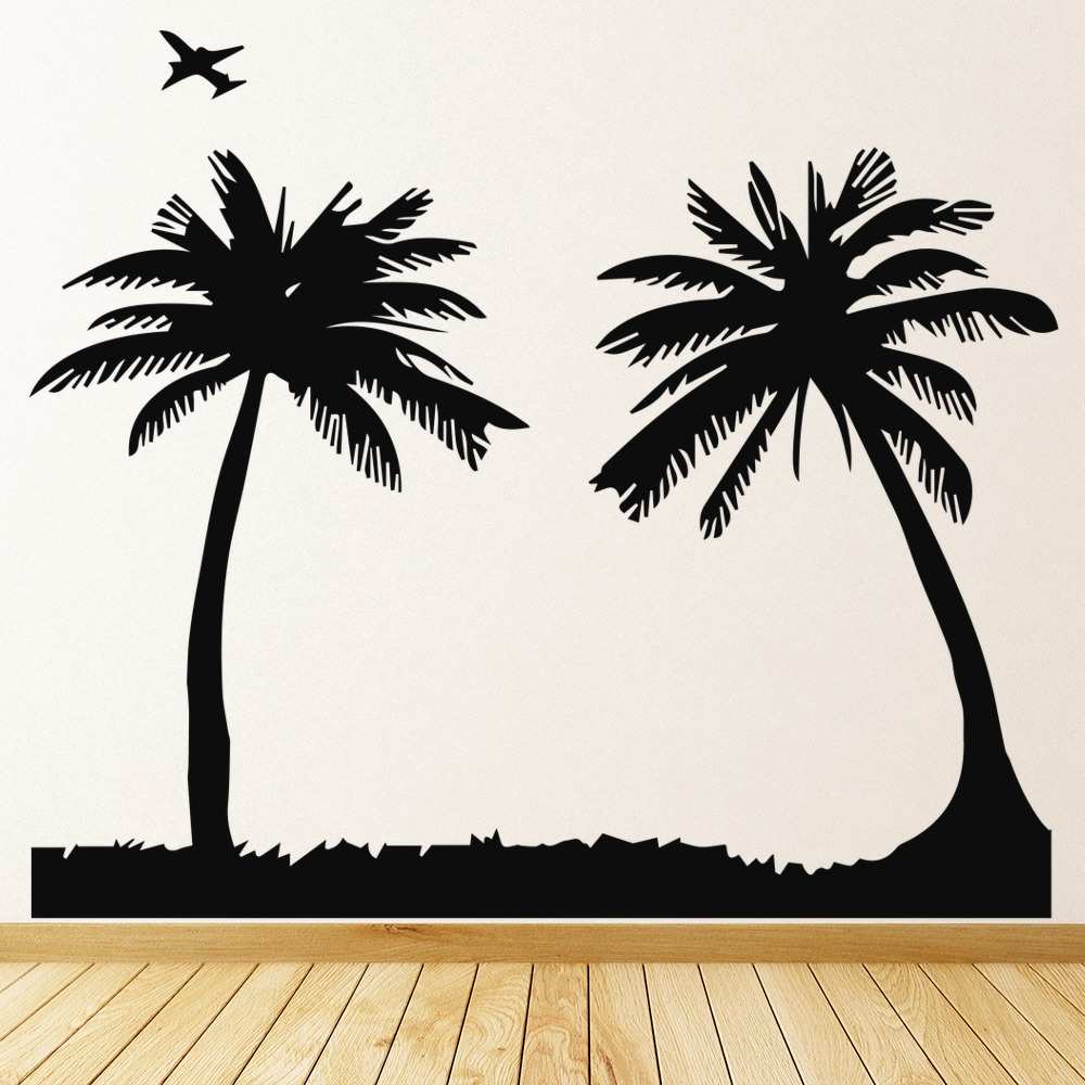 Details About Palm Trees Beach Wall Decal Sticker Ws 32827