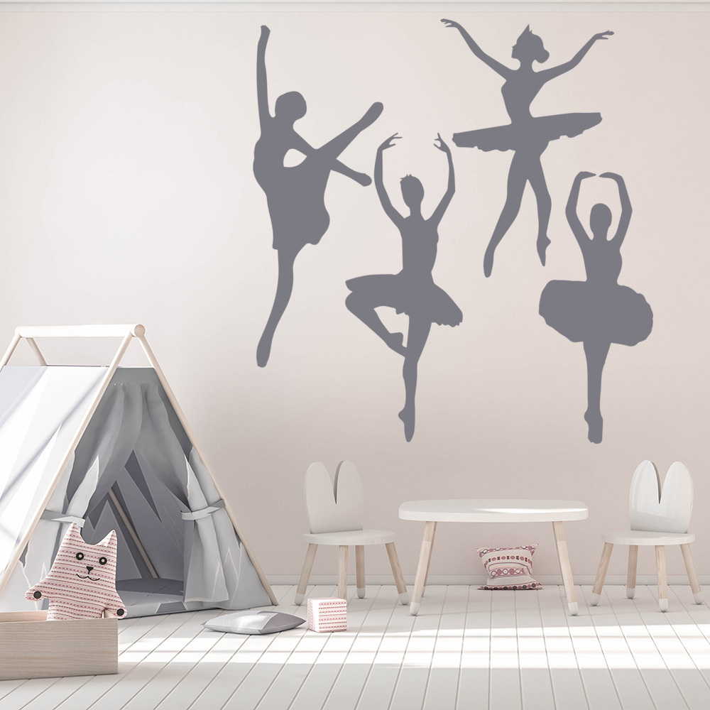 Ballet Rs Wall Sticker Set Ballerina Decal Girls Bedroom Ballet Rs Wall Sticker Set Ballerina Decal Girls Bedroom Home Decor