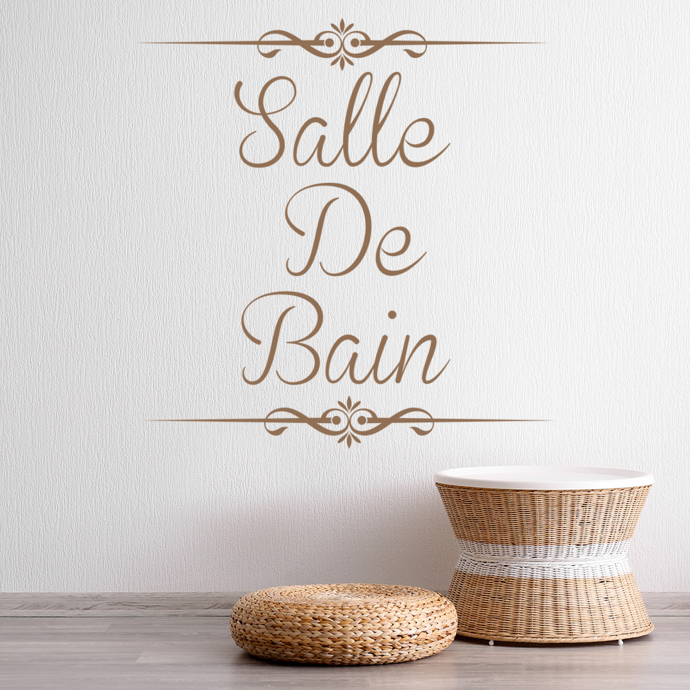 Peinture Salle De Bain Lumineuse ~ salle de bain wall sticker bathroom quote wall decal french home Peinture Salle De Bain Lumineuse ~ salle de bain wall sticker bathroom quote wall decal french home