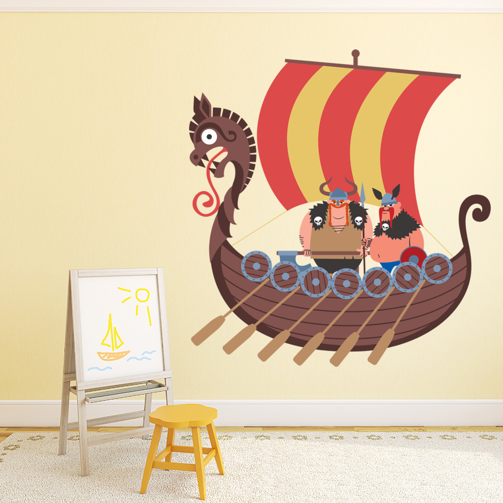 Viking Boat Ship Wall Decal Sticker WS41064 eBay