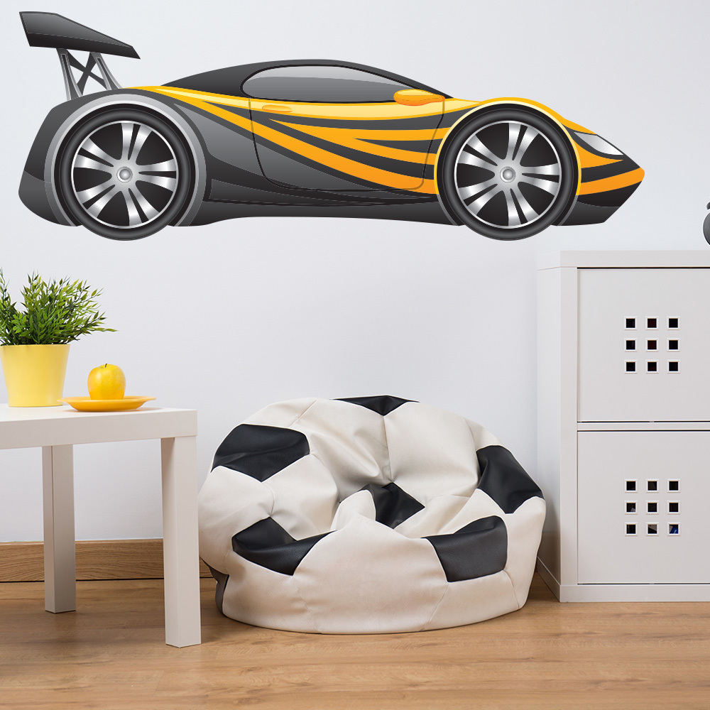 Wall Sticker Vintage Car Road Path Race Speed Vinyl Decal ed509 Wall Sticker Vintage Car Road Path Race Speed Vinyl Decal ed509