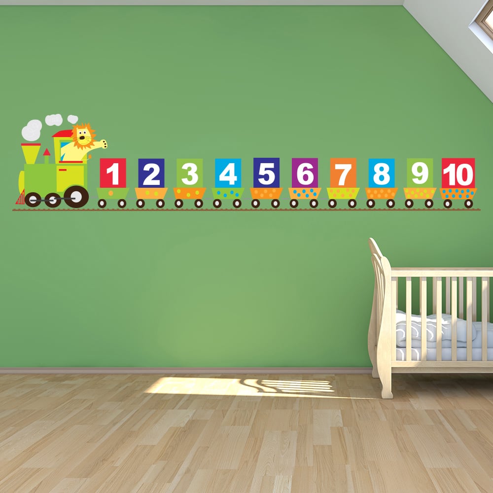 Animal forest lion large wall stickers decals kids room decor nursery sch I23 1X
