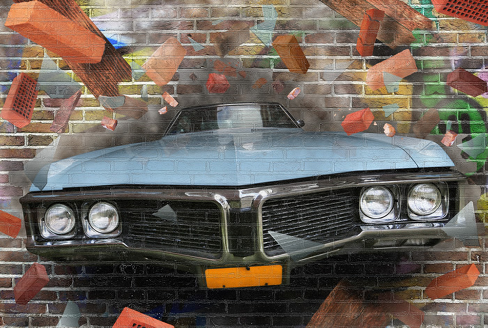 Graffiti Car Wall Mural Wallpaper Ws 42574 Ebay
