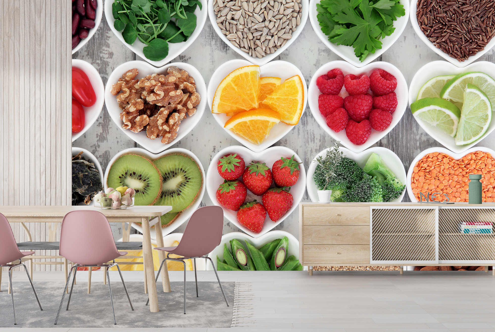 Fruit Vegetable Heart Wall Mural Food Photo Wallpaper Fruit Vegetable Heart Wall Mural Food Photo Wallpaper