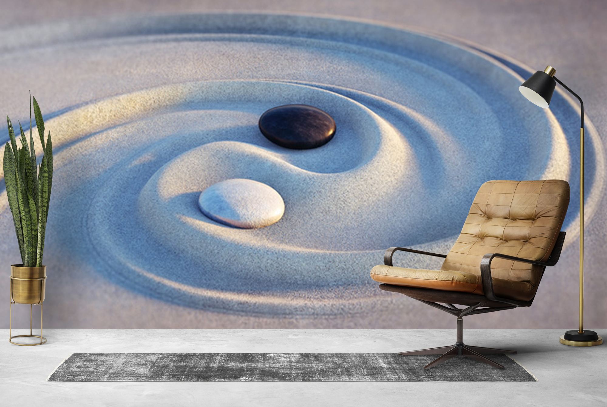 Ying Yang Fototapete Entspannung Tapete Schlafzimmer Badezimmer Wohnkultur