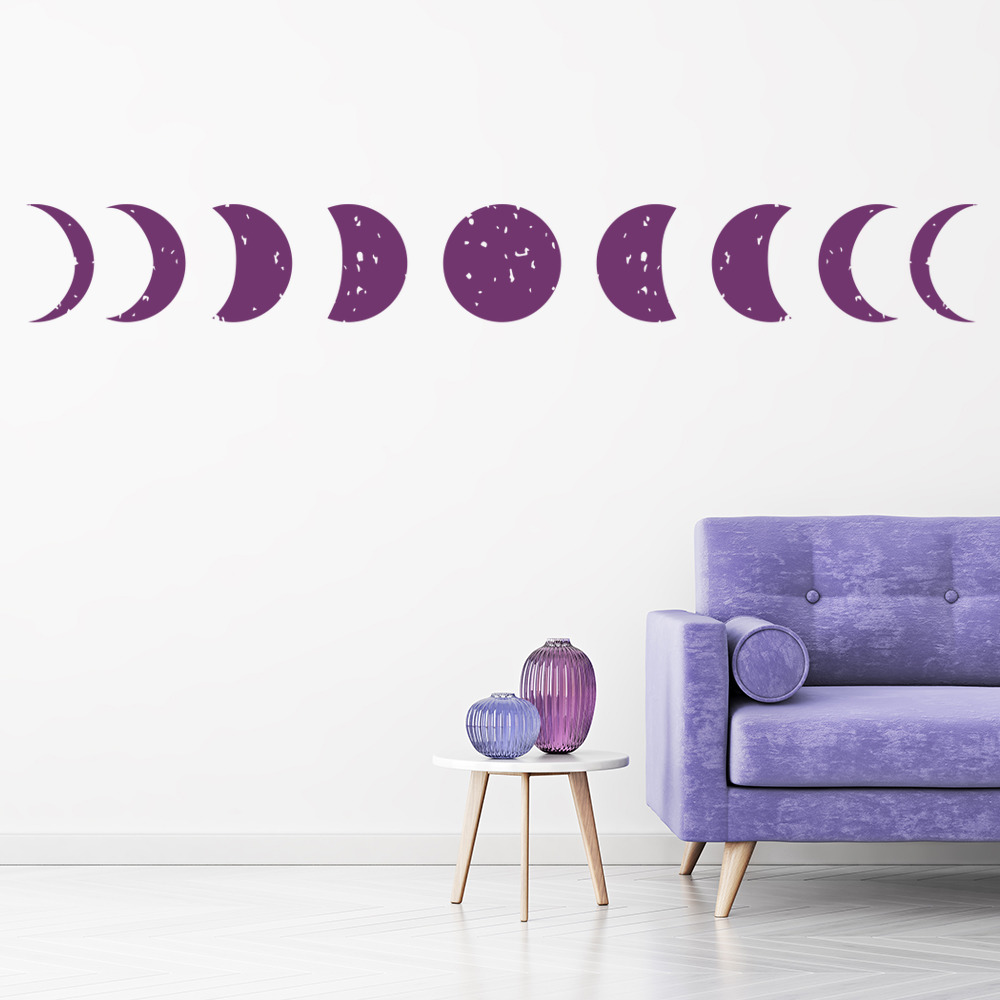 Full Moon Wall Sticker Phase Decal Planets Space Home Full Moon Wall Sticker Phase Decal Planets Space Home Decor