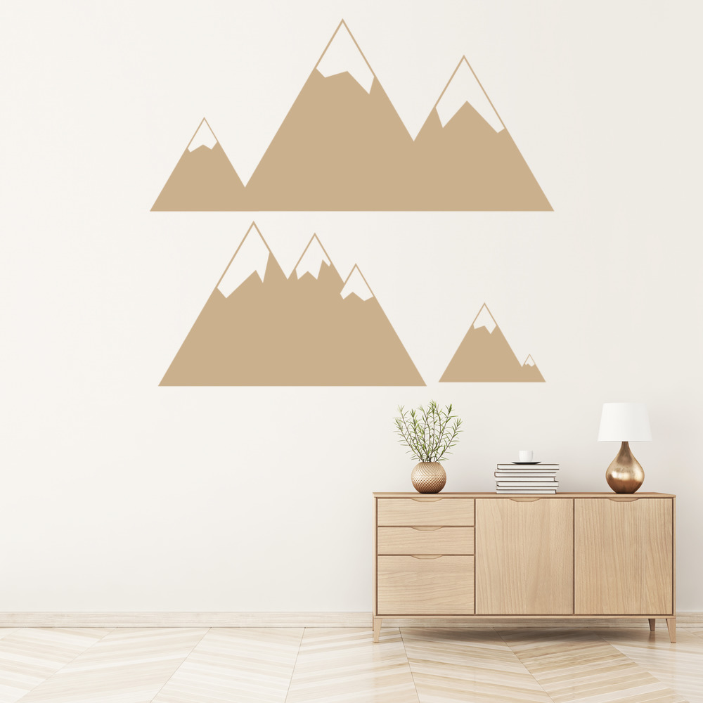 Mountain Wall Sticker Landscape Decal Kids Bedroom Home Decor Mountain Wall Sticker Landscape Decal Kids Bedroom Home Decor