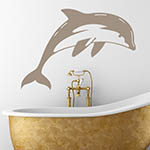Diving Dolphin Wall Sticker