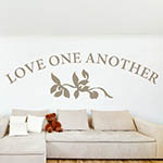 Love One Another Wall Sticker Quote