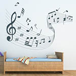 Quaver Led Musical Wave Wall Stickers