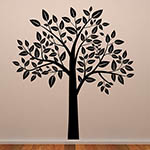 Full Leafy Tree Wall Art Stickers